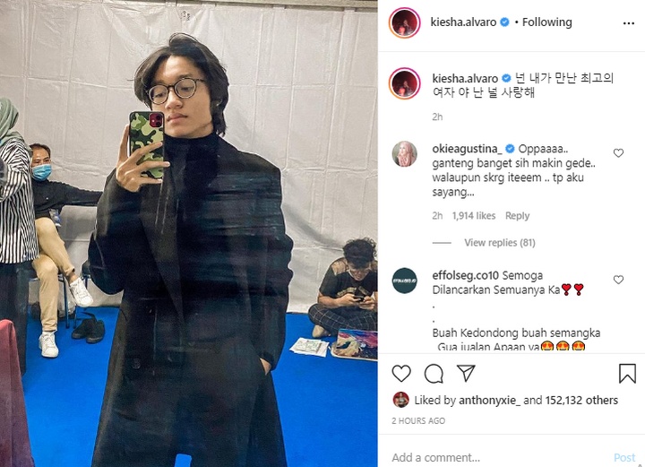 Caption Kiesha Alvaro Untuk Saskia Chadwick?