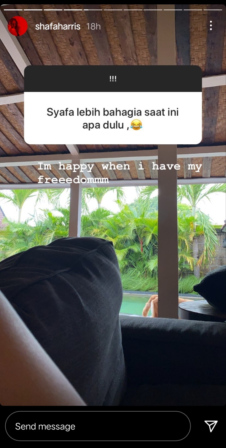 Shafa Harris Jawab Begini Saat Ada Netizen yang Tawarkan Jadi Sugar Daddy