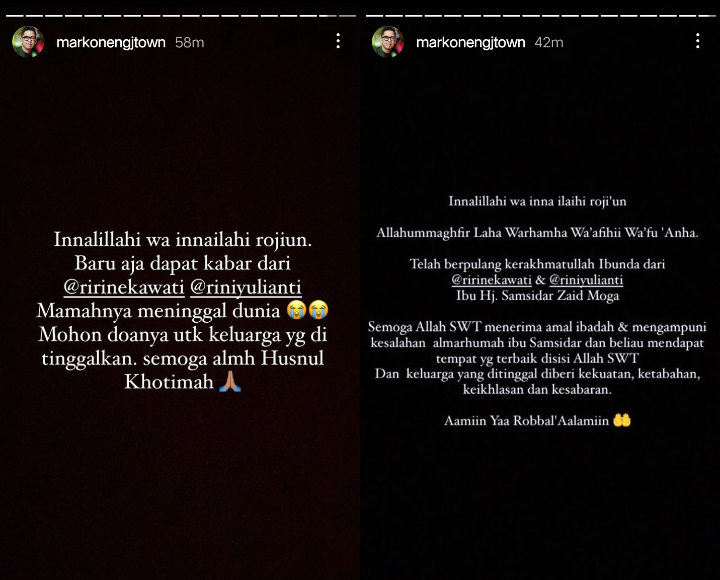 Ririn Ekawati Tengah Berduka, Ibunda Tercinta Dikabarkan Meninggal Dunia