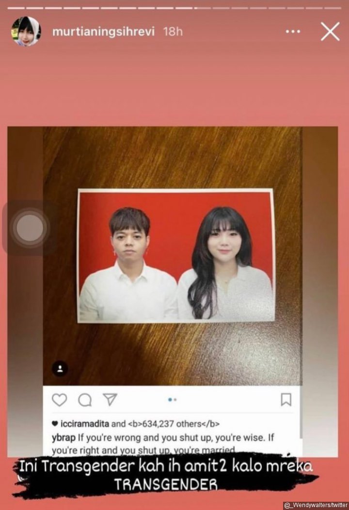 Reza Arap dan Wendy Walters Diejek Pasangan Transgender, Balasannya Menohok!