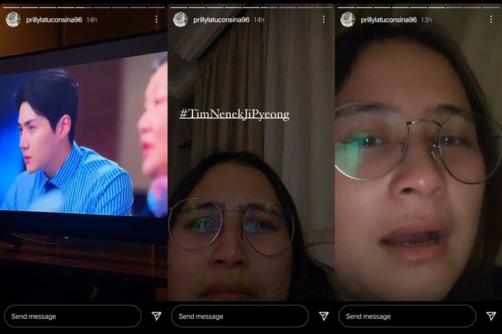 Prilly Latuconsina Pamer Mata Sembab, Ngaku Tak Berhenti Nangis Gara-gara Nonton Drakor