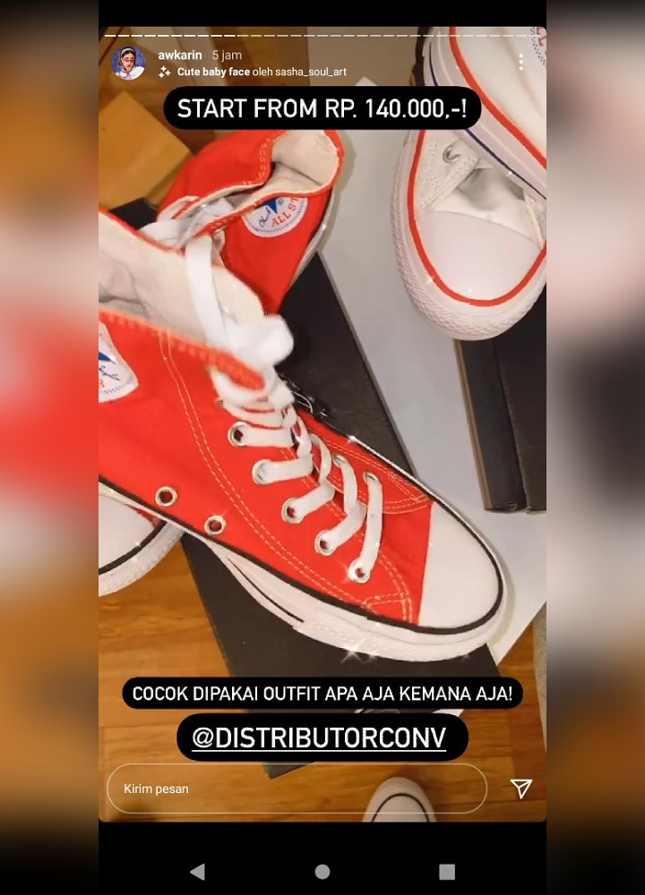 Awkarin Diprotes Gegara Endorse Sepatu KW, Celetukan Fiersa Besari Makin Bikin Panas
