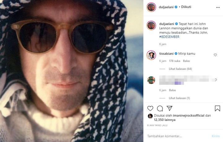 Sebut Dul Jaelani Mirip John Lennon, Tissa Biani Diledek Bucin