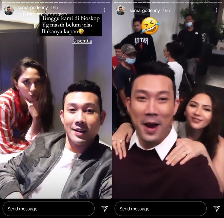 Denny Sumargo Ngegas Dituding Asik Bermesraan dengan Jessica Mila di Belakang Istri