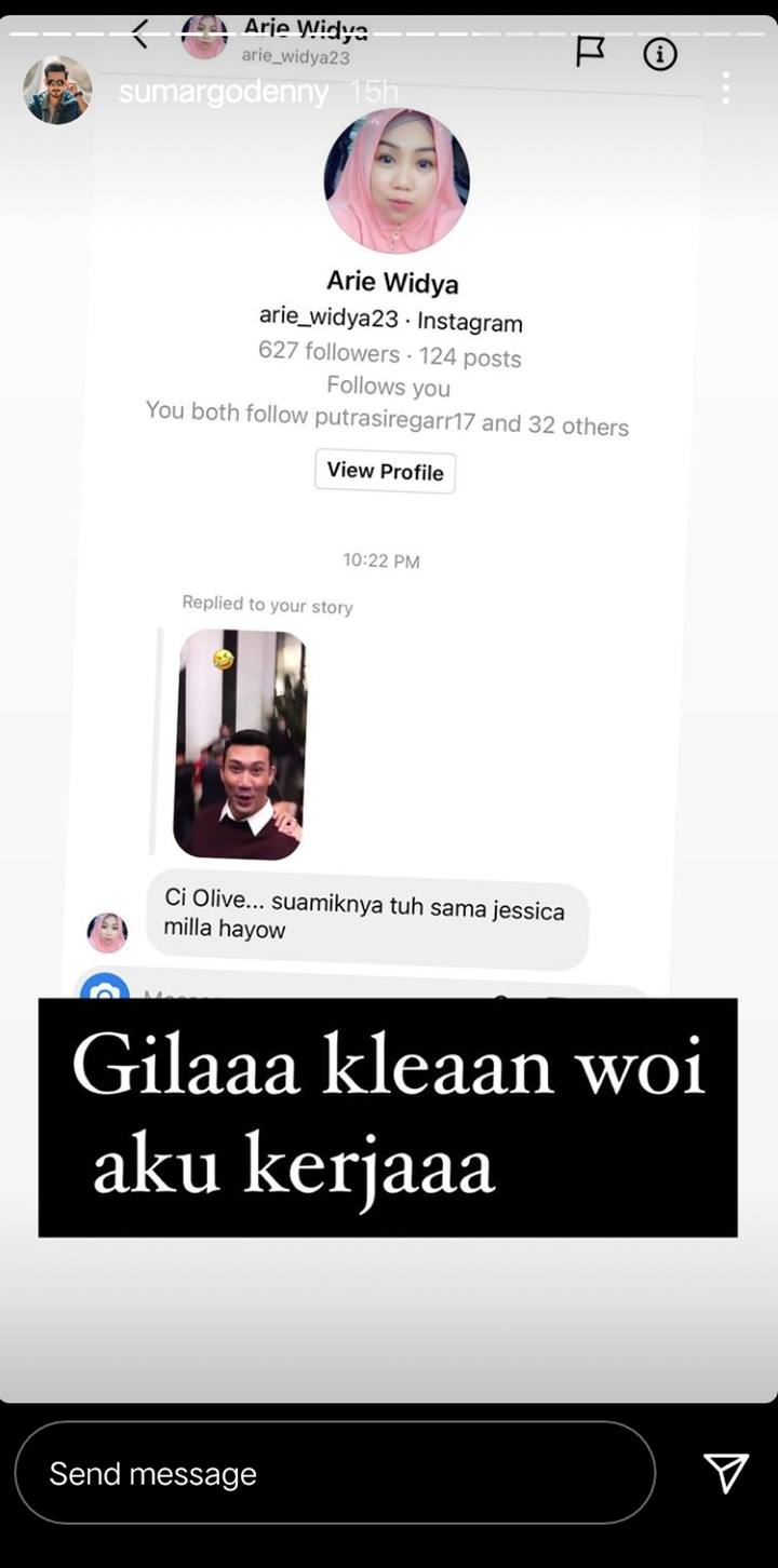 Denny Sumargo Ngegas Dituding Asik Bermesraan dengan Jessica Mila di Belakang Istri