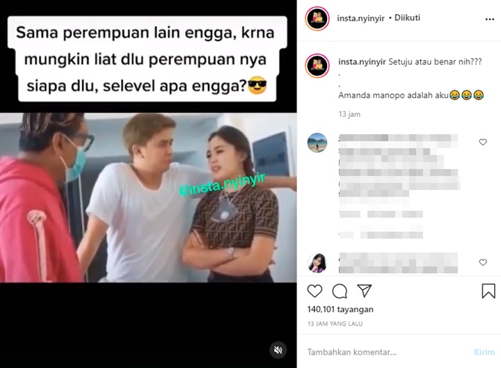 Tak Pernah Cemburu, Alasan Amanda Manopo Dipuji Habis-habisan