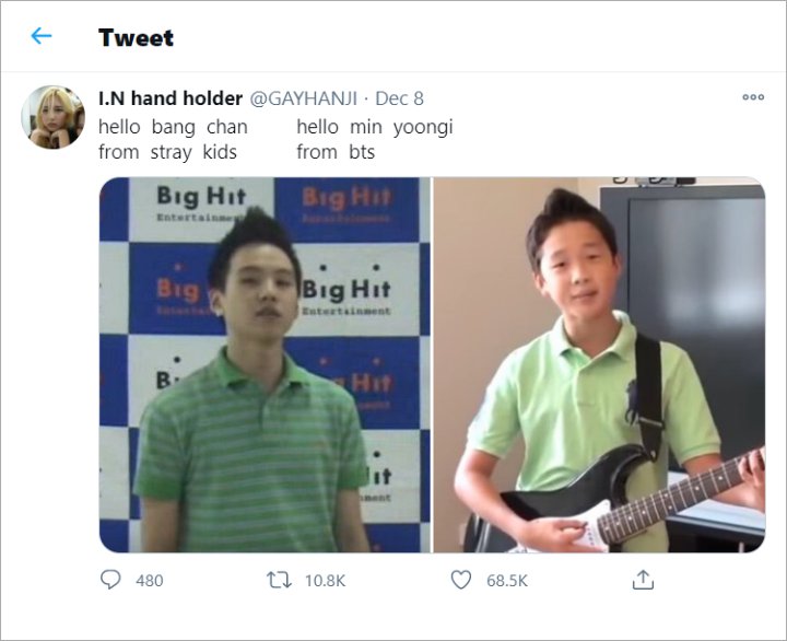 Kemiripan Suga BTS dan Bang Chan Stray Kids di Masa Lalu Kejutkan Netizen