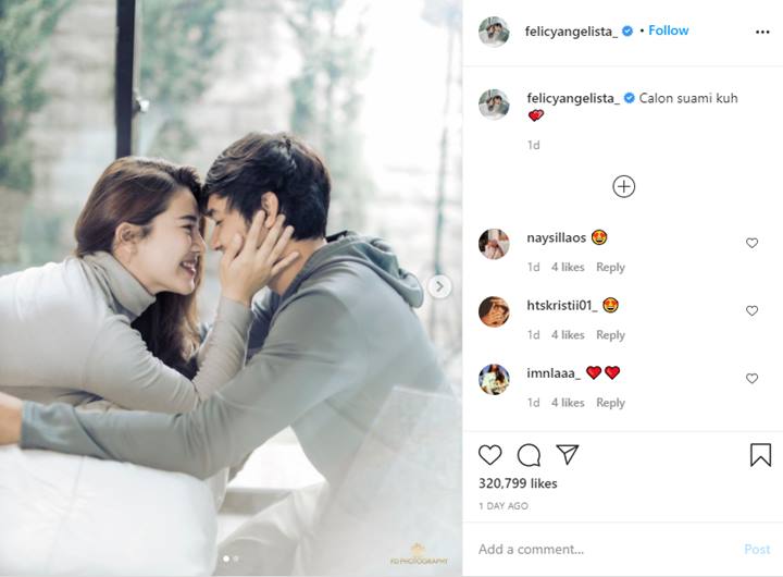 Biasa Kocak, Felicya Angelista dan Caesar Hito Pamer Foto Mesra di Kamar Tidur Bikin Baper