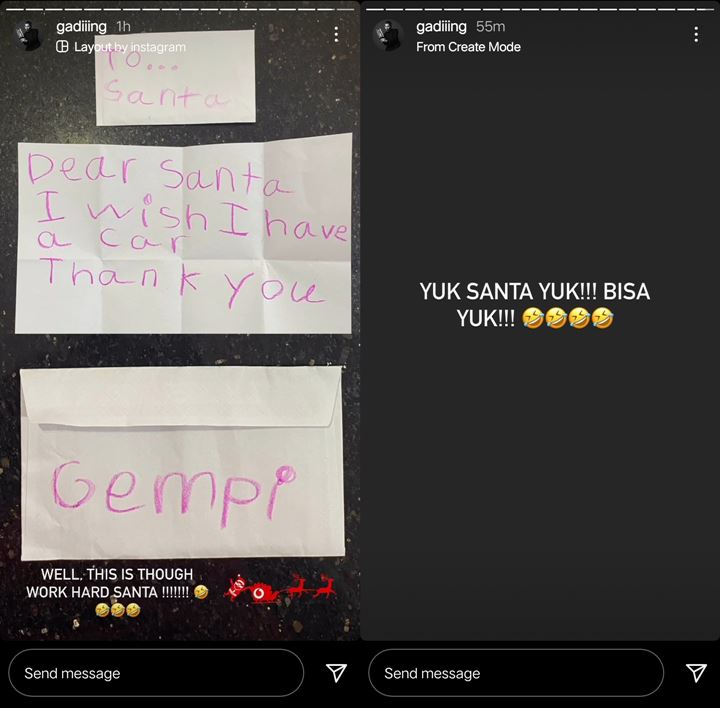 Gading Marten Ungkap Permintaan Tak Biasa Gempi di Hari Natal, Bakal Dikabulkan?