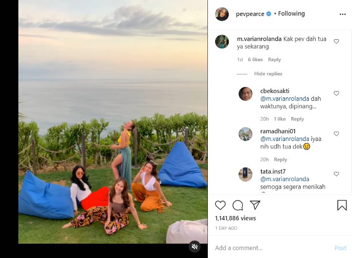 Pevita Pearce Disebut Terlihat Makin Tua, Ramai Didoakan Segera Menikah