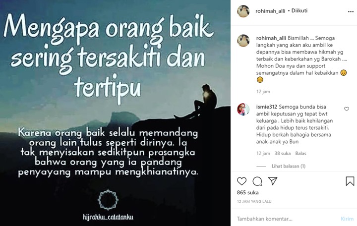 Rohimah Datangi Pengadilan Agama Jakarta Selatan, Mantap Ceraikan Kiwil?