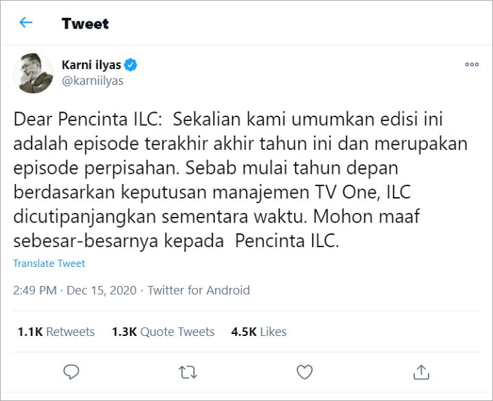 Episode Terakhir ILC
