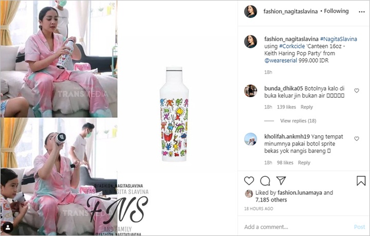 Harga Botol Minuman Nagita Slavina