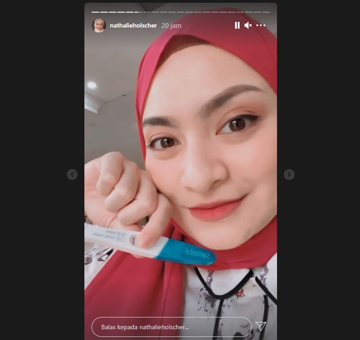 Nathalie Holscher Sembunyikan Hasil Test Pack, Sikap ini Perkuat Bukti Sudah Hamil