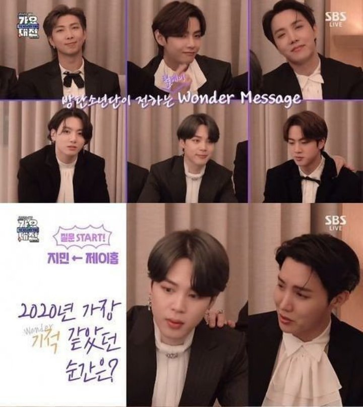 SBS Gayo Daejun 2020: BTS Sampaikan Pesan Hangat untuk Fans dan Satu Sama Lain