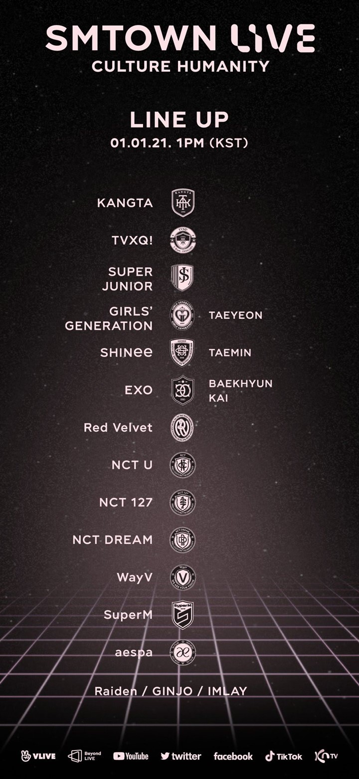 SM Umumkan Gelar Konser Online Gratis SMTOWN LIVE \'Culture Humanity\', Ini Deretan Line up-nya