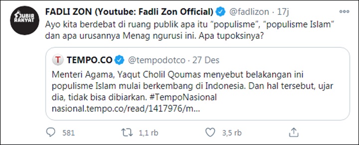 Ajakan Debat
