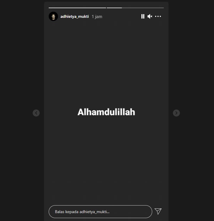 Sempat Dituding Pria dalam Video Syur Gisel, Adhietya Mukti: Alhamdulillah