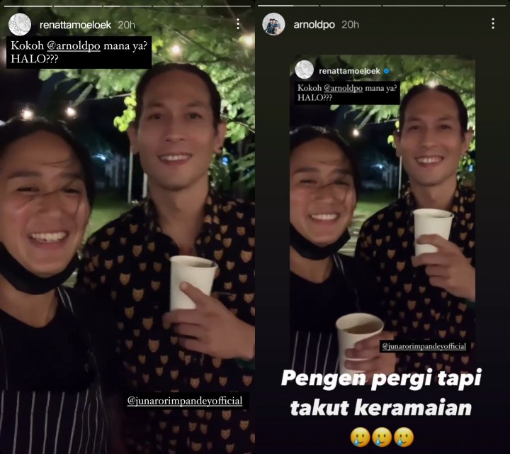 Renatta Moeloek Nongkrong Bareng Chef Juna, Keberadaan Chef Arnold Dipertanyakan