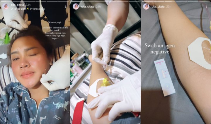 Cita Citata Langsung Swab Test Usai Hadiri Pemakaman Chacha Sherly, Bagaimana Hasilnya?