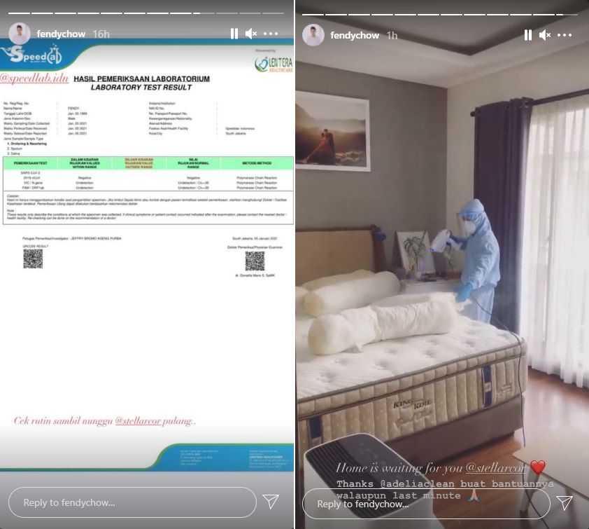 Istri Masih Positif Covid-19, Fendy Chow Harus Lewati 3 Momen Spesial Ini Sendiri