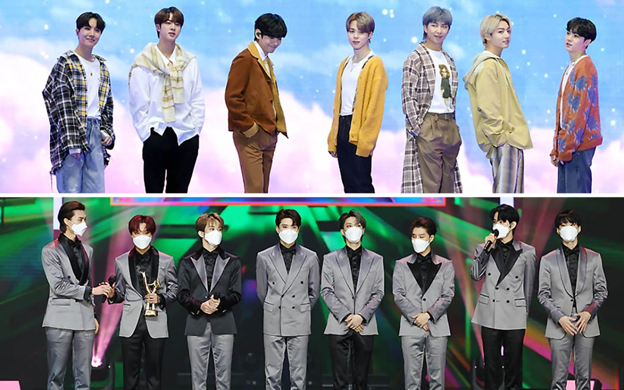 GDA 2021: Beragam Gaya Busana Boy Grup dari BTS Sampai NCT 127 di Red Carpet