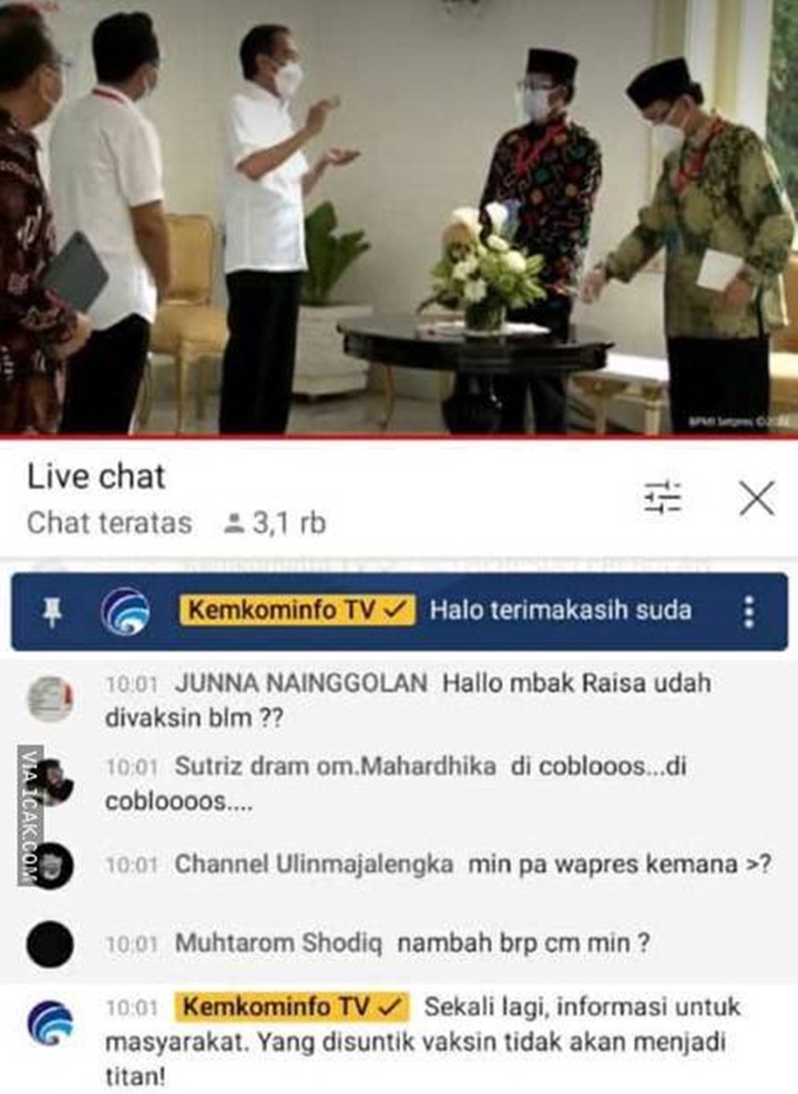 Titan Hingga Spiderman, Begini Kocaknya Kekhawatiran Publik Soal Efek Samping Vaksin Sinovac
