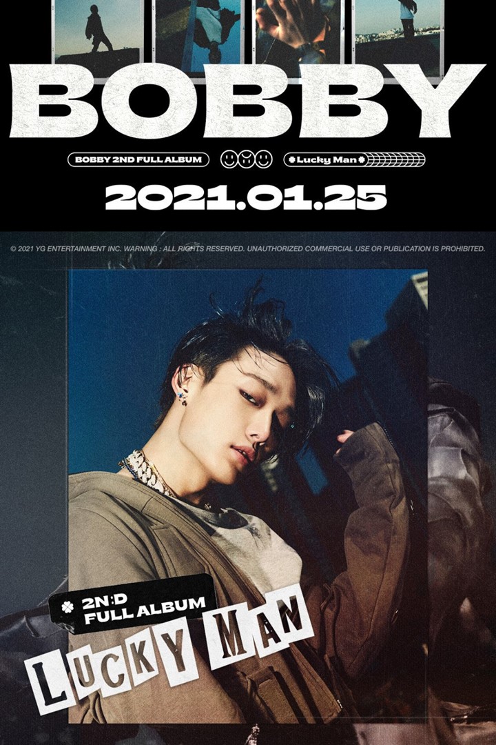 Bobby iKON Rilis Poster Teaser Baru Yang Karismatik Untuk Full Album Ke-2 \'Lucky Man\'