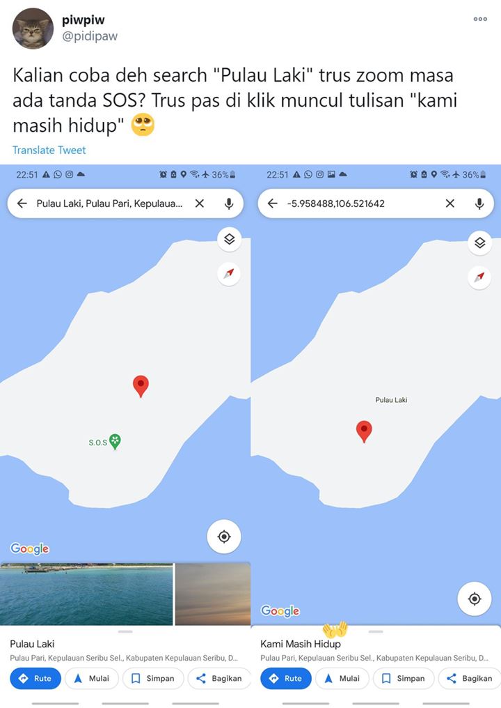 Viral Tanda \'SOS\' di Pulau Laki Diduga Terkait Korban Sriwijaya Air SJ182, Basarnas Buka Suara