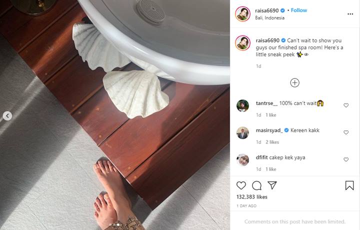 Raisa Pamer Ruangan Spa Pribadi di Rumah, Jari-jari Kaki Malah Bikin Salfok