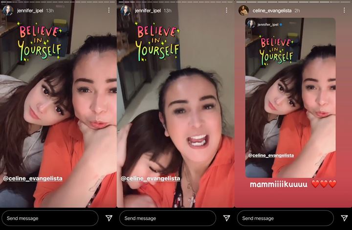 Pernikahan Bermasalah, Celine Evangelista Murung dalam Pelukan Jennifer Ipel