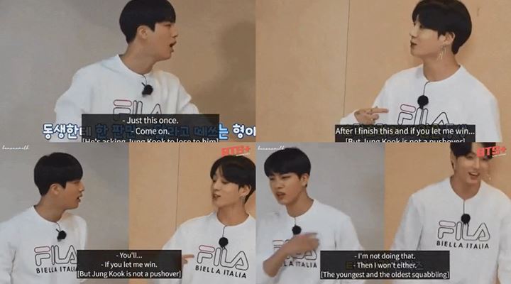 Momen Kocak Saat Jin BTS Gagal Bikin Jungkook Jadi \'Anak Penurut\'