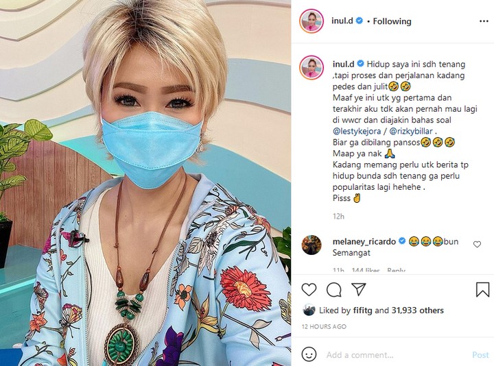 Inul Ogah Bicara Soal Leslar Lagi