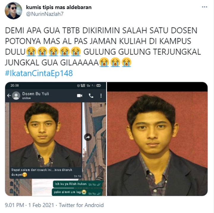 Beredar Potret Wajah Polos Arya Saloka Saat Jadi Mahasiswa, Terungkap Fakta Ini