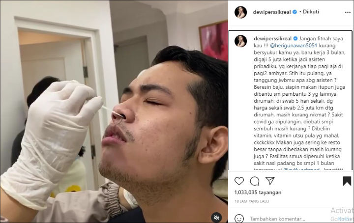 Dewi Persik Curhat Geram Dengan Asistennya, Baim Wong: Inget Hukum Allah