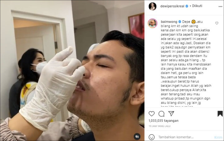 Dewi Persik Curhat Geram Dengan Asistennya, Baim Wong: Inget Hukum Allah