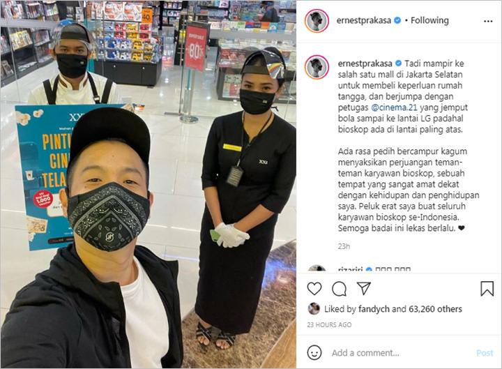 Ernest Prakasa Komentari Pegawai Bioskop, Ibnu Jamil dan Ririn Ekawati Dinner Sederhana - Topik Pagi