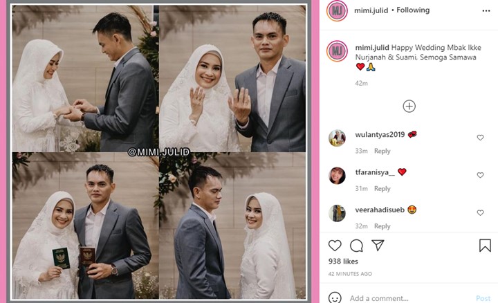 Ikke Nurjanah Resmi Menikah Lagi, Sang Suami Sempat Dikira Yosi Project Pop