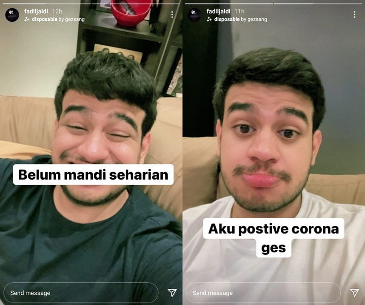 Fadil Jaidi Positif Covid-19