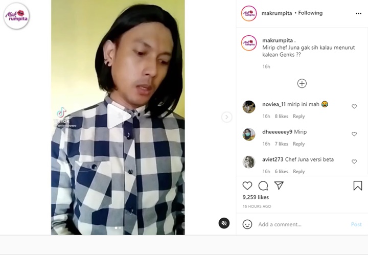 Viral Pria Disebut \'Kembaran\' Chef Juna, Mirip Banget Saat Tirukan Adegan Ini