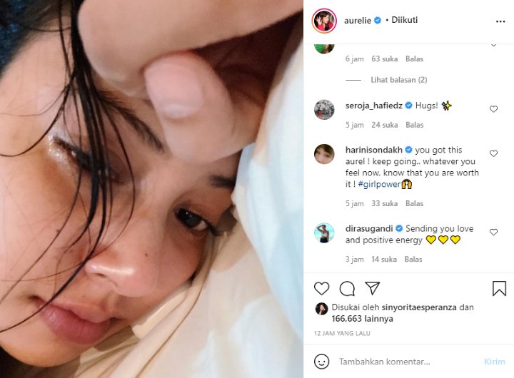 Aurelie Moeremans Bikin Khawatir Posting Foto Dengan Mata Sembab Hingga Banjir Dukungan