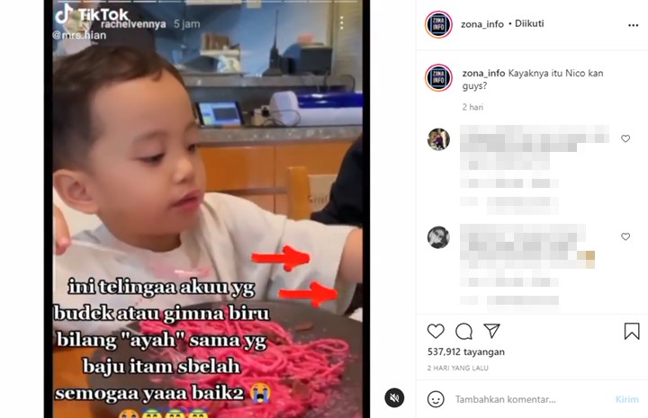 Postingan Diduga Makan Bareng Niko Al Hakim Bikin Heboh
