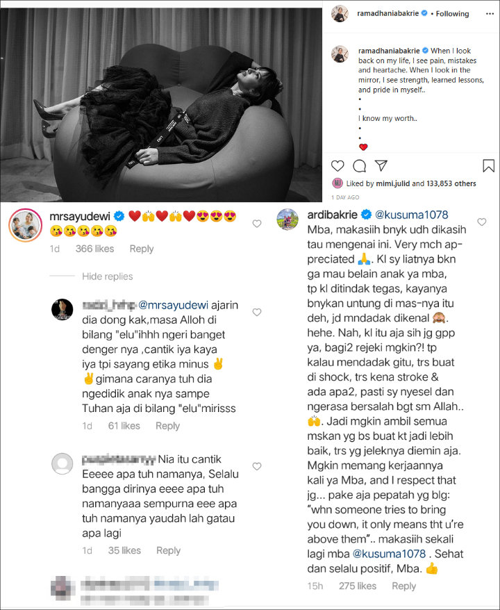 Nia Ramadhani Dibully Sampai Anak Ikut Kena Getahnya, Reaksi Santai Ardi Bakrie Disorot