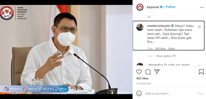 37 Tayangan TV Langgar Prokes, Deddy Corbuzier Malah \'Ancam\' Bubarkan KPI