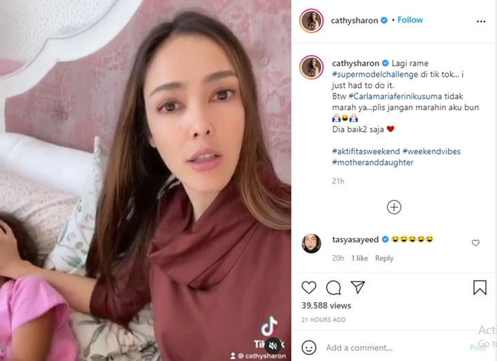 Cathy Sharon Ramai Diperbincangkan Usai Toyor Kepala Sang Anak, Minta Tak Dibully