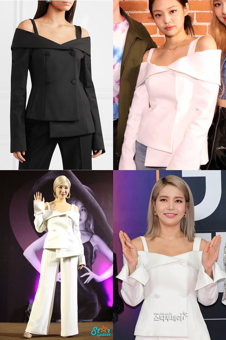 Jennie, Tiffany dan Solar Kembaran Blazer Unik 21 Juta, Siapa Paling Kece?