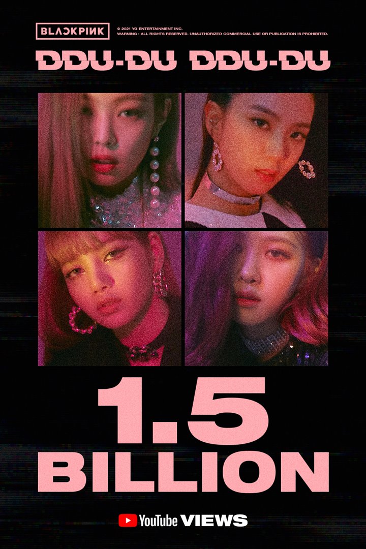BLACKPINK \'DDU-DU DDU-DU\' Jadi MV Grup K-Pop Pertama Yang Melampaui 1,5 Miliar Viewers