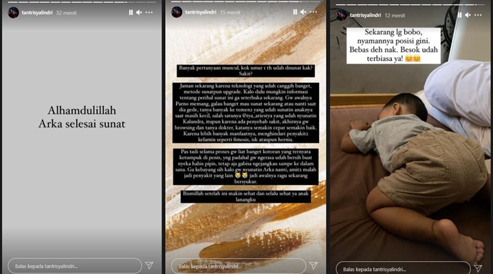 Sempat Parno dan Galau, Ternyata Ini Alasan Tantri Kotak Sunatkan Sang Putra Meski Baru 1 Tahun