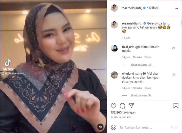 Rosa Meldianti Ikut Parodikan \'Gelay\' Nissa Sabyan Malah Disinggung Soal Hijab