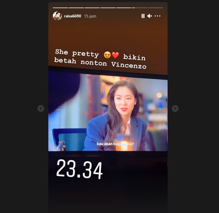 Bukan Karena Song Joong Ki, Ini Alasan Raisa Nonton Drama Korea \'Vincenzo\'